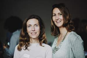Die Sprecherinnen Mai Horlemann und Susanne Hauf.