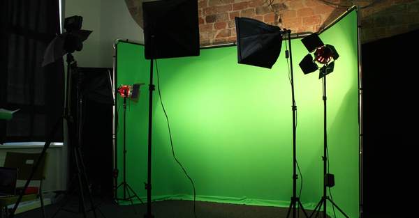 Unser neuer Green-Screen in Aktion